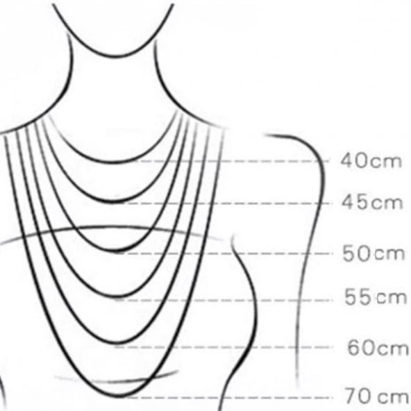 60 Cm. 14 Ayar Burmalı Halat Altın Zincir - 5