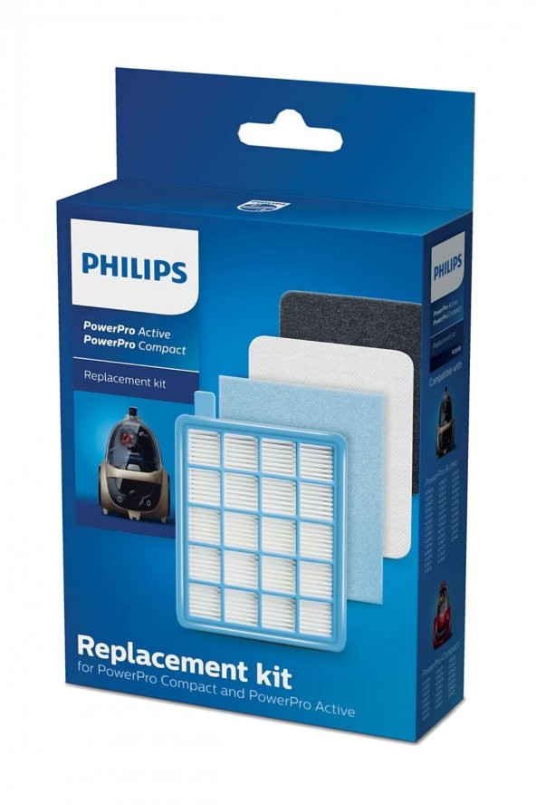 Philips Powerpro Compact Fc 9323/09 Uyumlu Hepa Filtre Seti