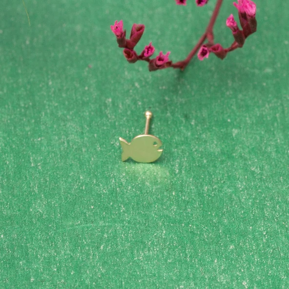 Balık 14 Ayar Altın Hızma - 4