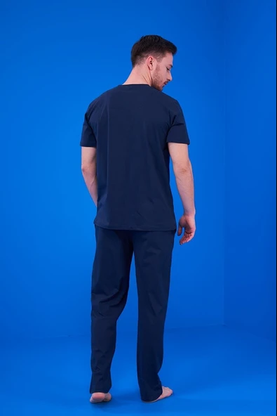 Pjs 23325 Erkek Patlı Şortlu Pijama Takım 3'Lü - Resim 2