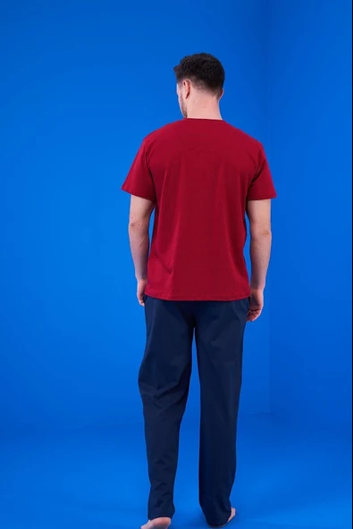 Pjs 23325 Erkek Patlı Şortlu Pijama Takım 3'Lü - Resim 6