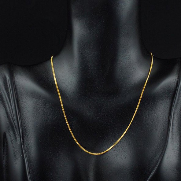 22 Ayar Altın Zincir 50cm - Resim 2