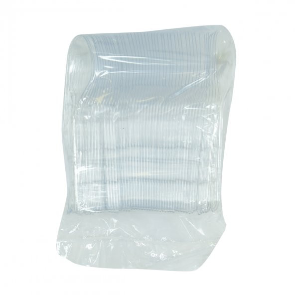 Lüks Kaşık Sert Plastik Çorba Kaşığı 1654 mm Şeffaf 100 Adet 1 Paket - 2
