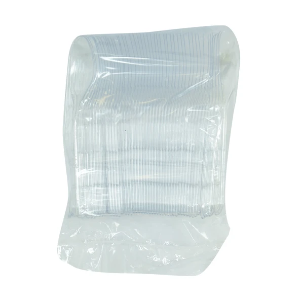 Lüks Kaşık Sert Plastik Çorba Kaşığı 1654 mm Şeffaf 100 Adet 1 Paket - Resim 5