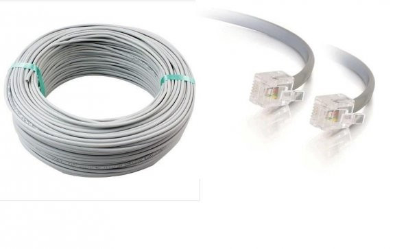 internet için telefon hat kablosu 10 metre