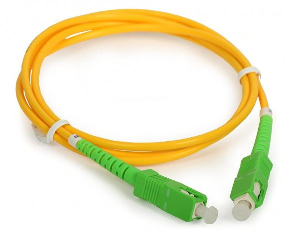 Sc-Sc Sm 2mm Fiber Optik Patch kablo 2 mt - 1