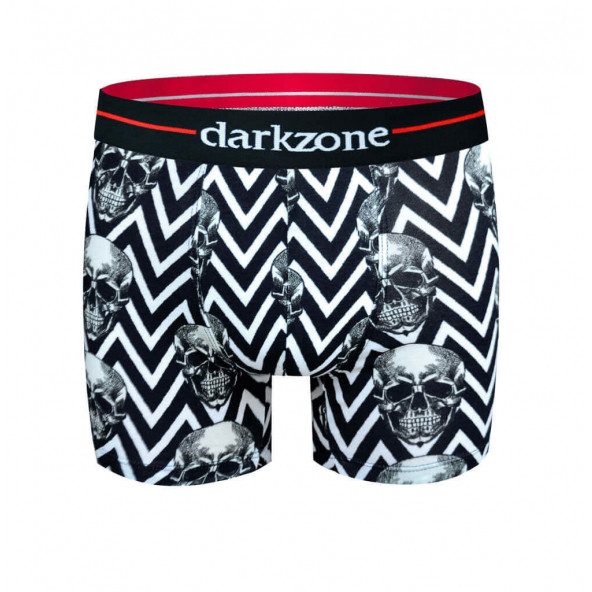Darkzone Donuts-Kurukafa-El Bombası Desenli Dijital Baskılı 3'lü Erkek Boxer Seti - 4