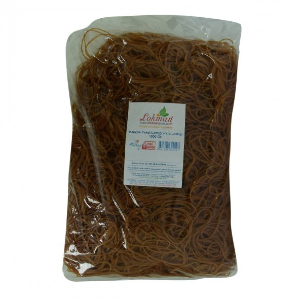 Kauçuk Paket Lastiği Para Lastiği 1000 Gr Paket - 2