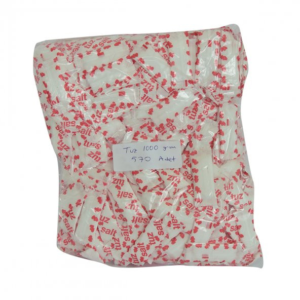 Tek Kullanımlık Paketli Tuz 1000 Gr Takribi 570 Adetli 1 Paket - 2