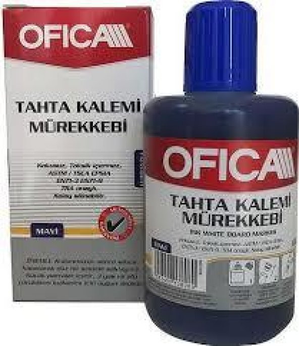 Ofica Tahta Kalem Mürekkebi 20 ML Mavi FMM-05M