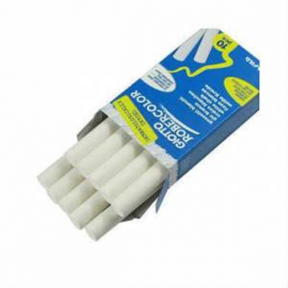 Robercolor Tebeşir Yuvarlak Tozsuz 10 LU Beyaz 5387 00 - 2