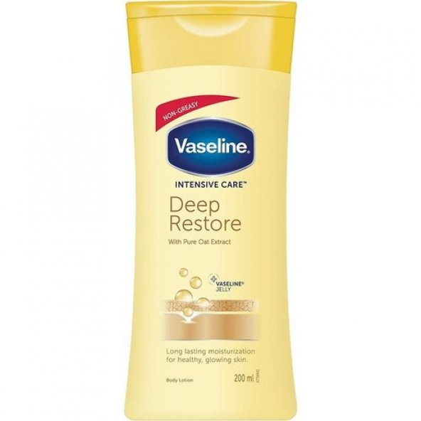 Vaseline Body Ltn Deep Restore 200 ml - Resim 4