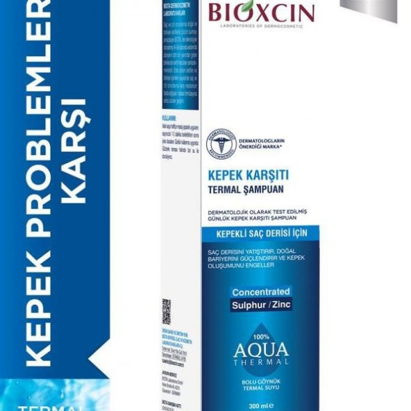 Bioxcin Aqua Thermal Kepek Karşıtı Şampuan 300ml