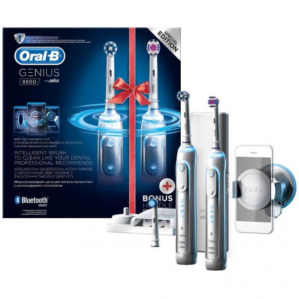 Oral-B Genius Pro 8900 Elektrikli Diş Fırçası 2li