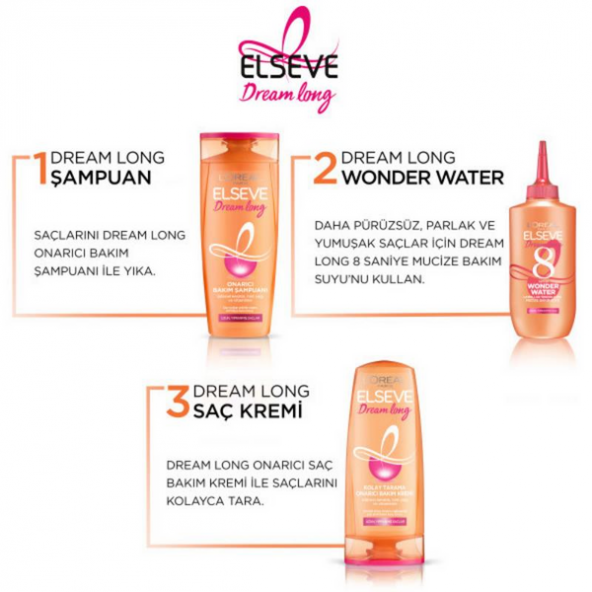 Loreal Elseve Dream Long Wonder Water Mucize Bakım Suyu 200ml - 4