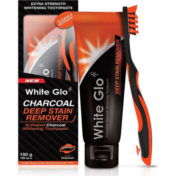 White Glo Aktif Kömürlü Leke Giderici Beyazlatıcı Diş Macunu - 2