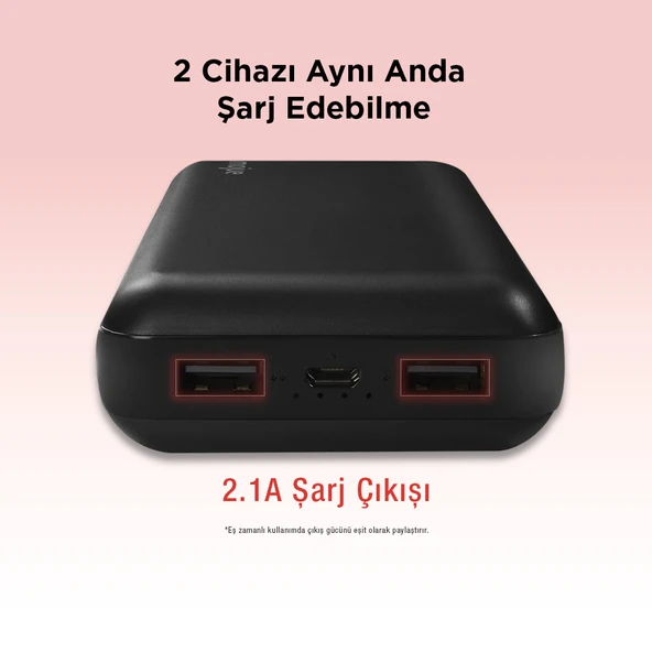 Mojue by ttec PB01 10.000 mAh Taşınabilir Şarj Aleti - 3