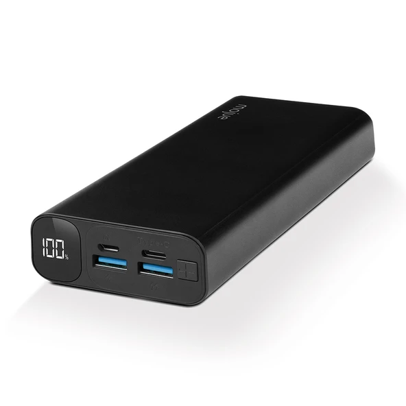 mojue by ttec PB06 20.000mAh 20W PD-QC USB-C iPhone Hızlı Şarjlı Akım Korumalı LCD Ekranlı Powerbank - 1