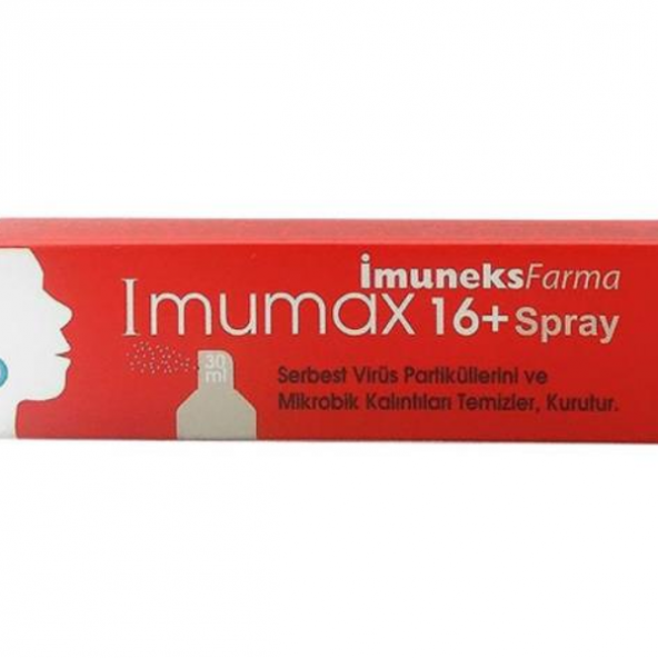 Imuneks Imumax 16+ Boğaz Spreyi 30 ml
