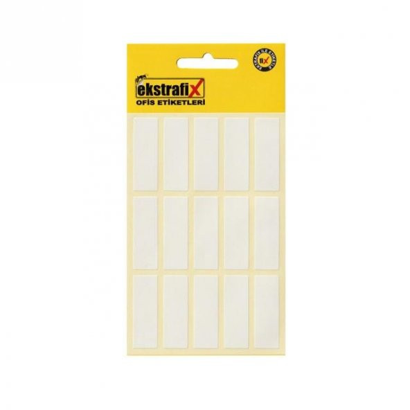 Ekstrafix Ofis Etiketi 56x37 mm 10 Lu  (10 paket)Beyaz Q (SC-005 B)