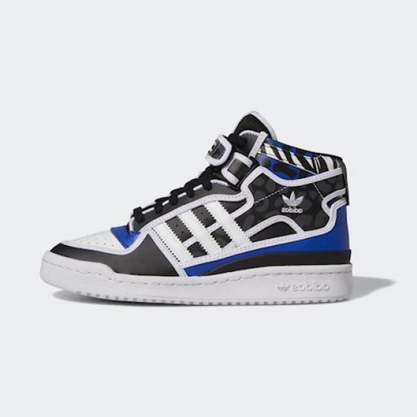 ADİDAS FORUM MID ERKEK BASKETBOL AYAKKABI GV8053 SİYAH (E-406) - 2