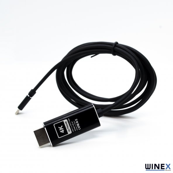 Winex Type-C to 4K Ultra HD 60Hz HDMI 2m Görüntü Aktarım Kablosu - 2