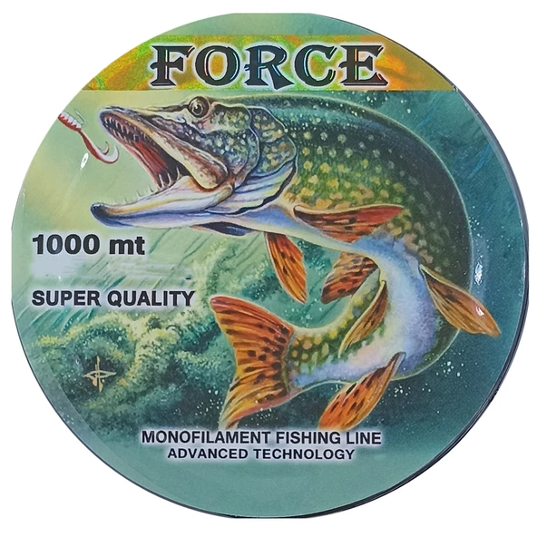 Effe Force 1000m Sazan Yayın Turna Alabalık Misinası Beyaz - 3
