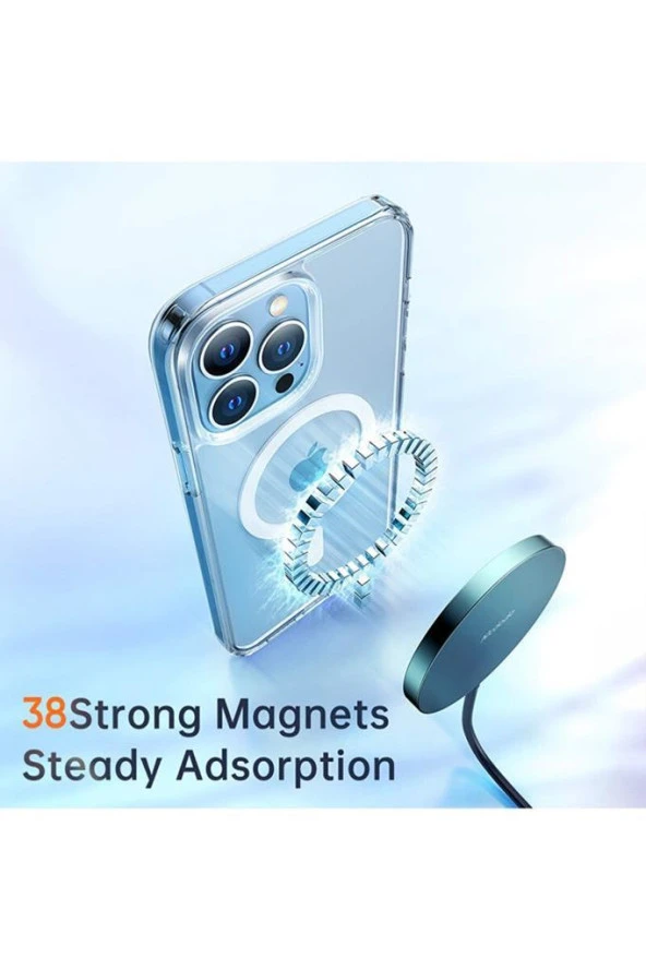 Mcdodo Iphone 13 Pro Uyumlu Şeffaf Mat Magsafe Kılıf PC-1660 - 3