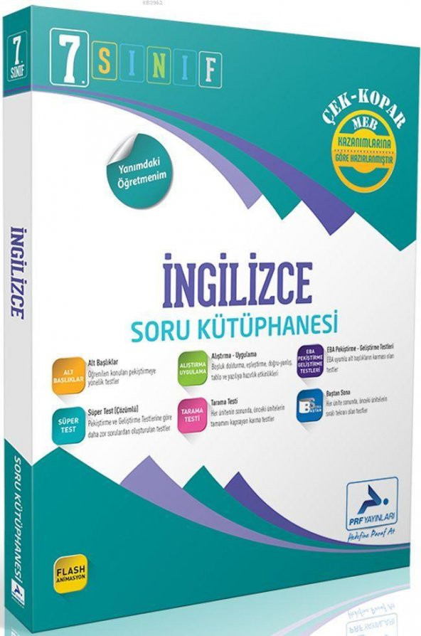 7. Sınıf İngilizce Soru Kütüphanesi - Paraf Yayınları