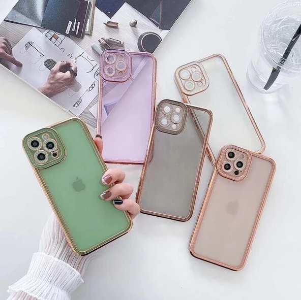 İphone 13 Rio Yıldız Desenli Kamera Korumalı Kılıf - Resim 7