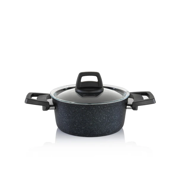 Schafer Dark Storm Tencere Seti 12 Parça-Siyah - 7