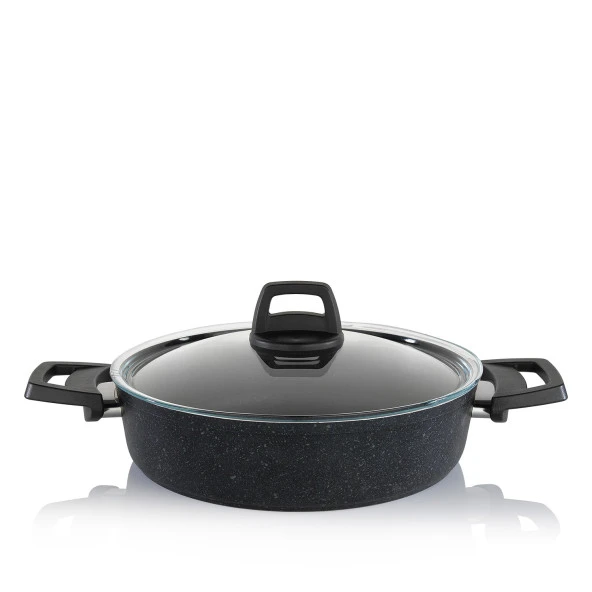 Schafer Dark Storm Tencere Seti 12 Parça-Siyah - 8