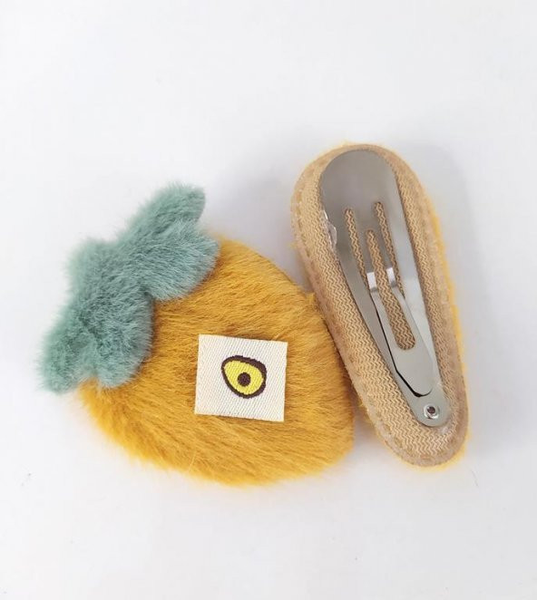 Meyveli Renkli Peluş Çıt Çıt Toka 11359 - 2