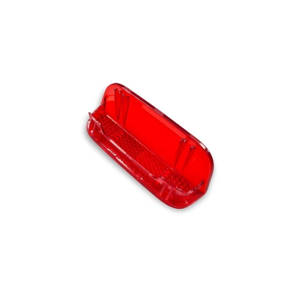 VW Tiguan 2008-2015 Kapı İçi Alt Reflektör Camı Kırmızı 1K0947419A - 5