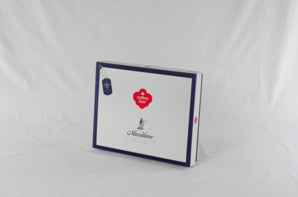 Cotton Box Maritime Nevresim Takımı Çift Kişilik Sail Mavi - Resim 2