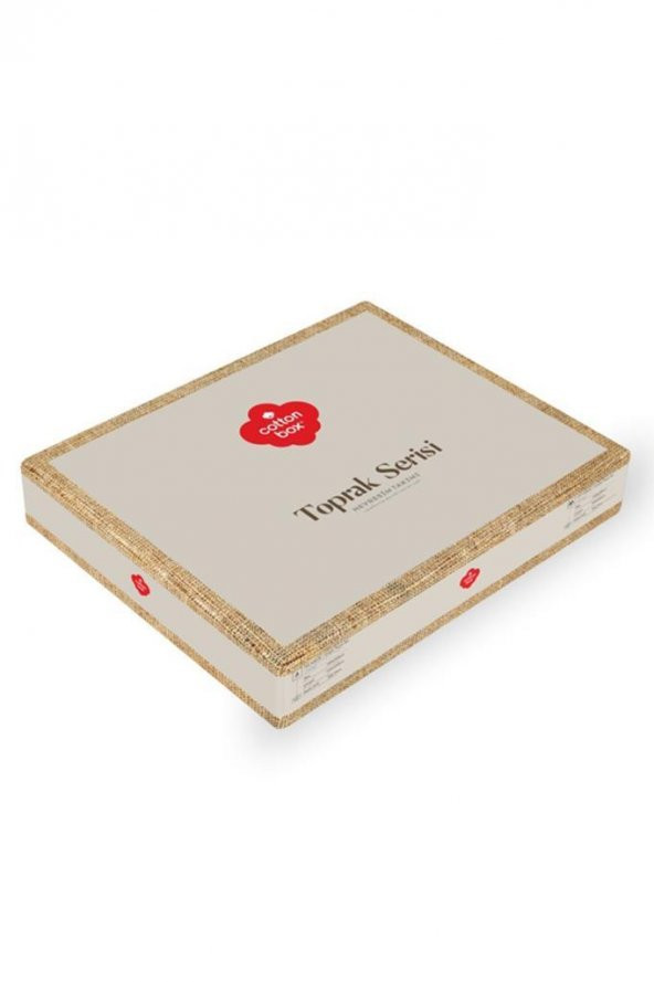 Cotton Box Toprak Aren Kahve Çift Kişilik Nevresim Takımı - Resim 3