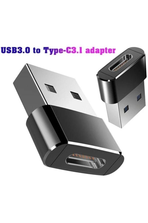 Usb 3.0 Erkek  To Type C 3.1 Dişi Çevirici Adaptör