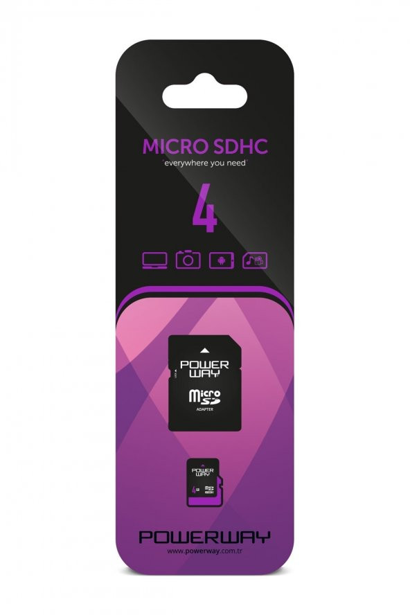 4 gb Micro Sd Hafıza Kartı+Micro Sd Adaptör