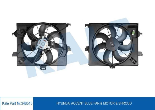 KALE FAN MOTORU DAVLUMBAZLI ACCENT BLUE 1.6 CRDI 11-