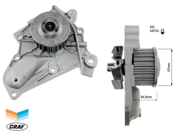 GRAF PA715-DEVİRDAİM AVENSIS 97-00 -CAMRY 86-91 -CARINA 92-97 -RAV 4 94-00 2.0