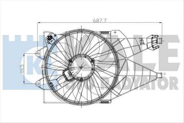 KALE 013501002-FAN MOTORU LİNEA 1.3/1.6 MJET 07 NAC DAVLUMBAZLI