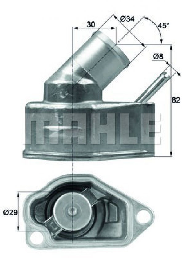 95517664-TERMOSTAT : KOMPLE VECTRA A-B ASTRA F X20XEV 96-01