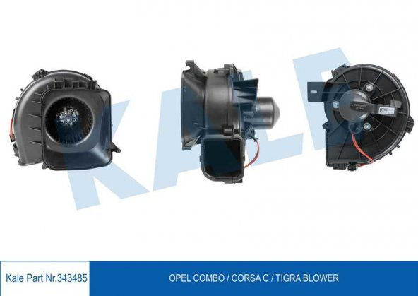 KALE 343485-KALORİFER MOTORU 12V OPEL CORSA C 00 TIGRA 04 12V-KLİMALI