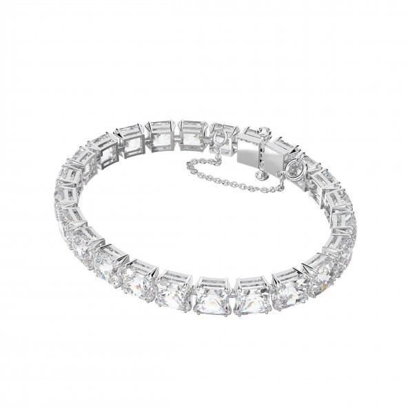 5599202 Swarovski Bilezik Millenia:Bracelet S Sqr White/Rhs