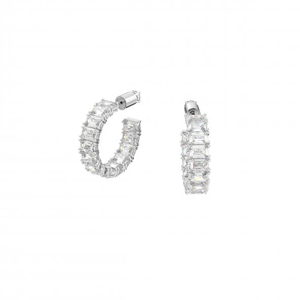 5612673 Swarovski Küpe Mıllenıa:Pe Hoop Clear Whıte/Rhs - 1