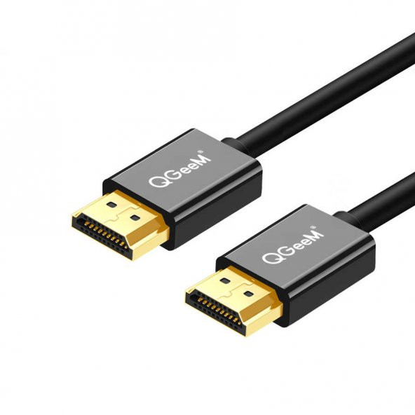 Qgeem QG-AV13 HDMI Kablo 1M, 4K Görüntü ve Ses Aktarımı