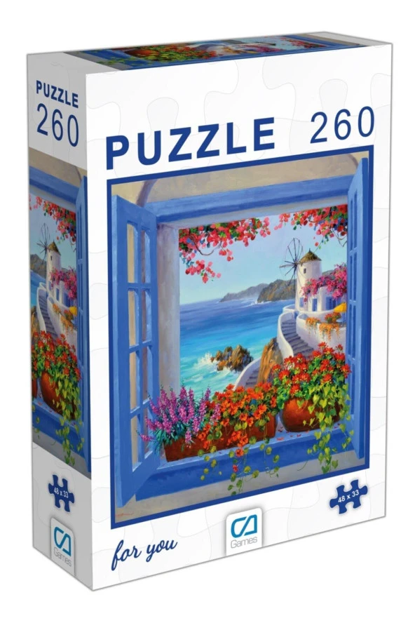 Ca Games Pencere Puzzle 260 Parça 48 x 33 cm