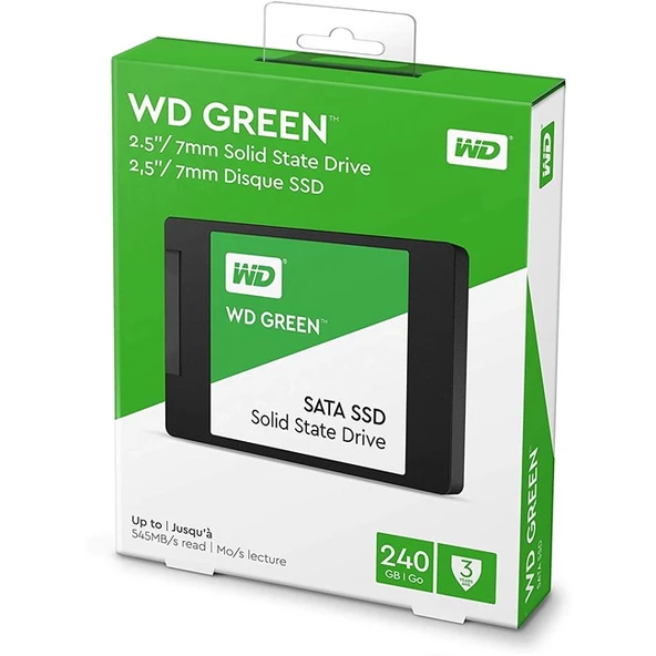 WD Green 240GB 2.5'' SATA SSD (545MB/s) - 3