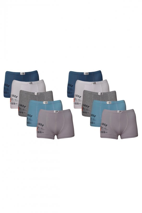 Onurel 10lu Paket Erkek Çocuk Boxer
