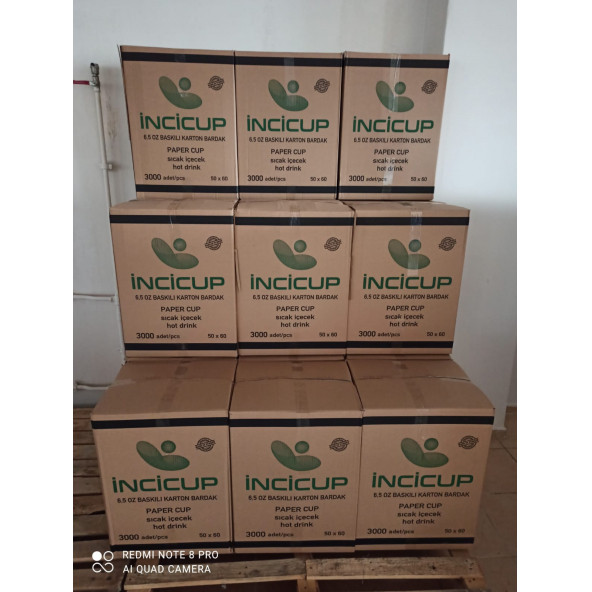 İncicup Karton Bardak 6.5 Oz 3000 Adet - 7